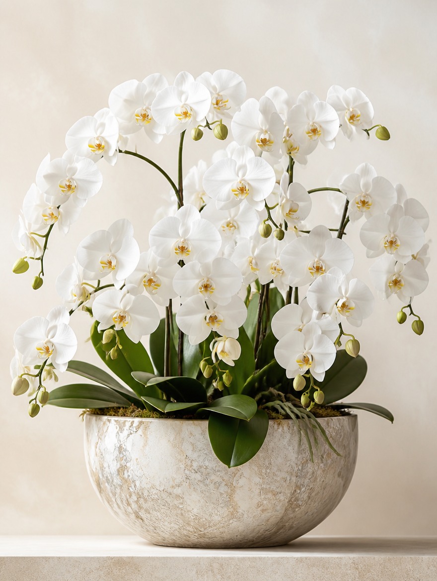 Premium orchid arrangement