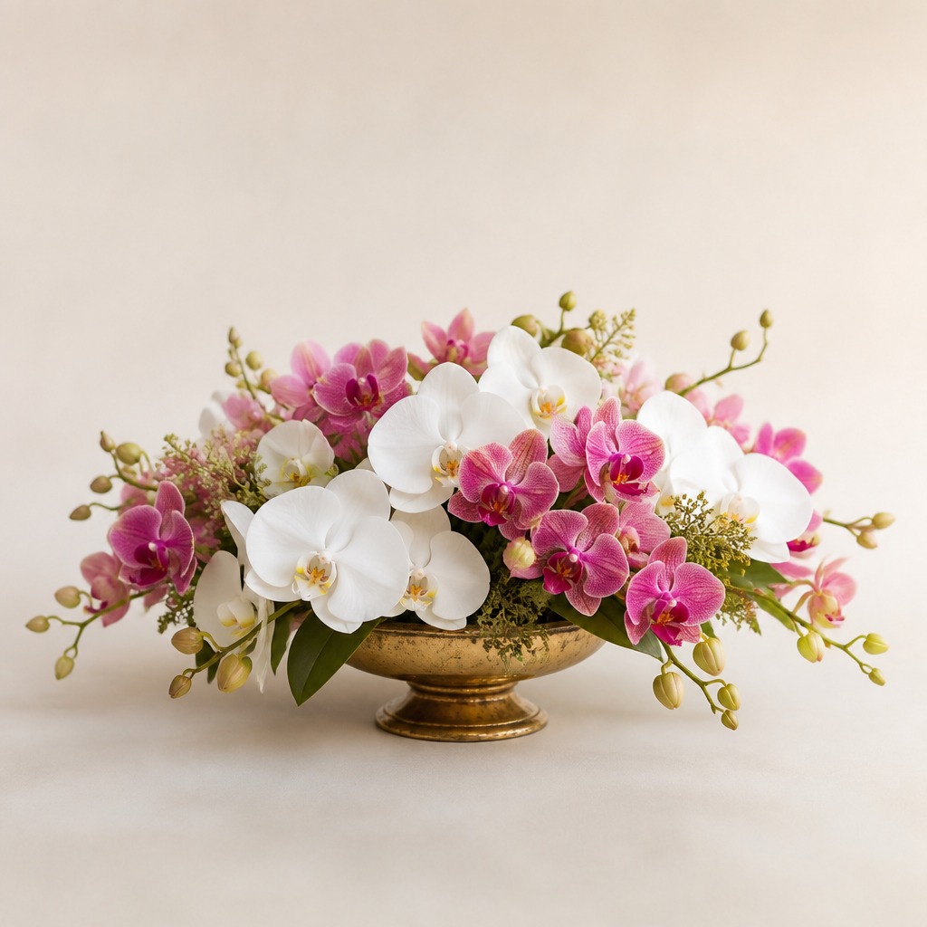 Orchid Centerpiece — 蘭花桌花